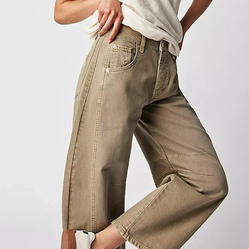 Women's Baggy Jeans High Waist – Relaxed Fit Wide Leg Denim