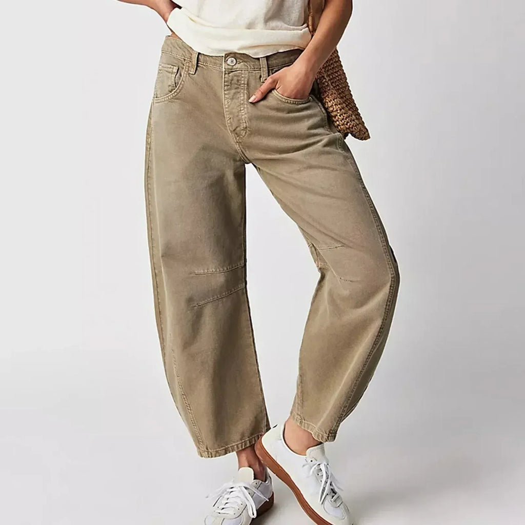 Women's Baggy Jeans High Waist – Relaxed Fit Wide Leg Denim