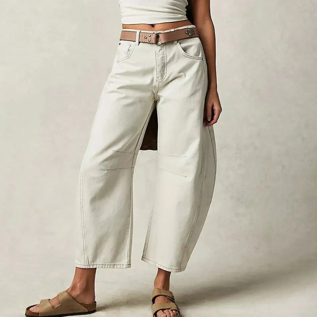 Women's Baggy Jeans High Waist – Relaxed Fit Wide Leg Denim