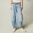 Women's Baggy Jeans High Waist – Relaxed Fit Wide Leg Denim