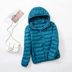 Women's Lightweight Puffer Jacket – Slim Fit Warm Winter Coat