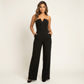 Strapless Elegant Jumpsuit Women – Wide Leg Formal One Piece Valeria