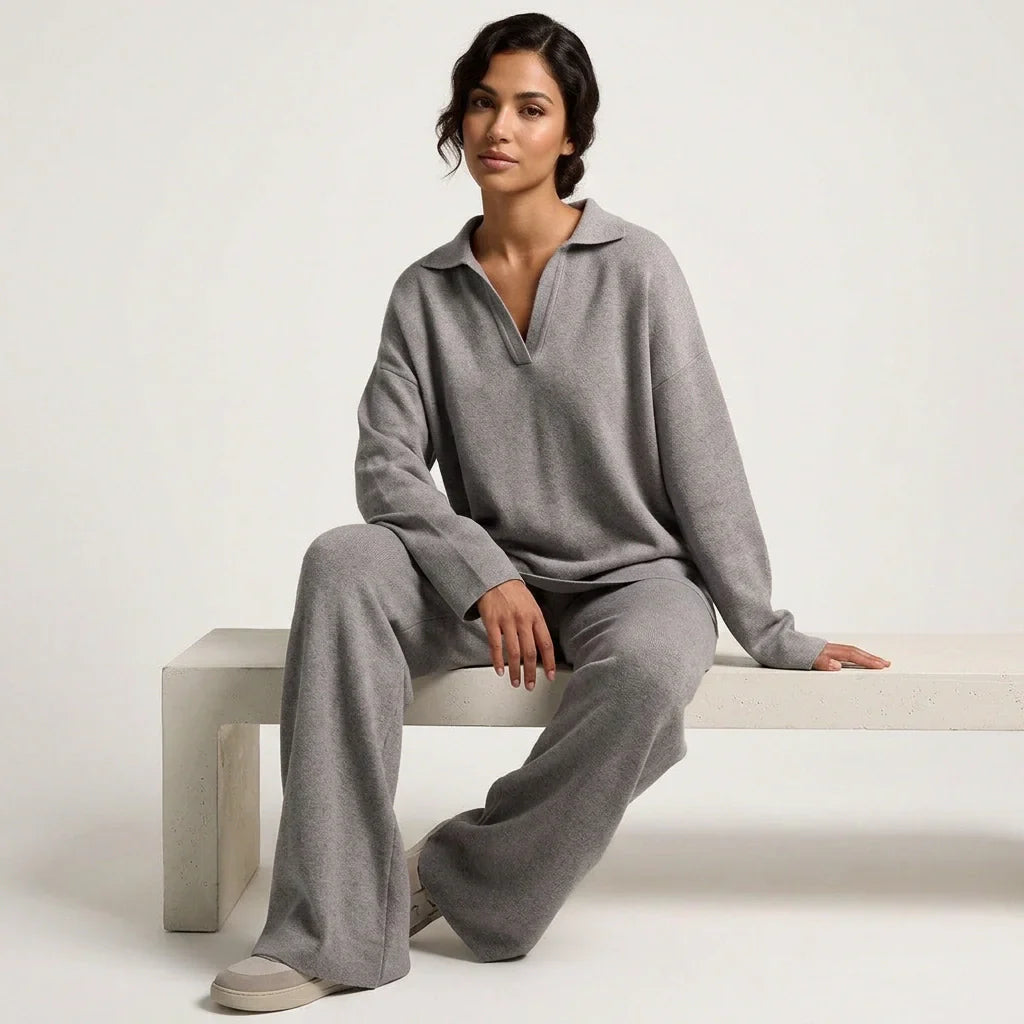 Women's Cashmere Lounge Set – Soft Luxury Two Piece Clairmont