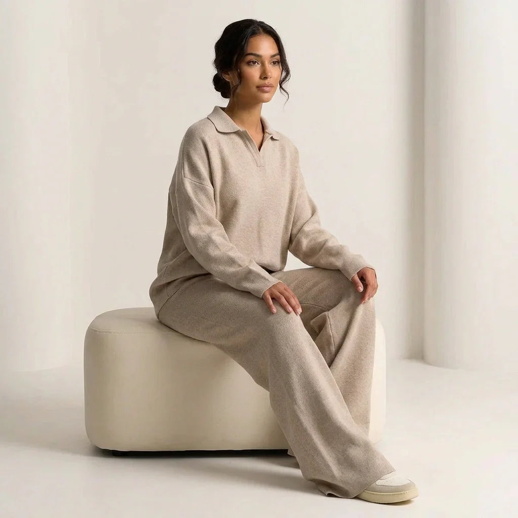 Women's Cashmere Lounge Set – Soft Luxury Two Piece Clairmont