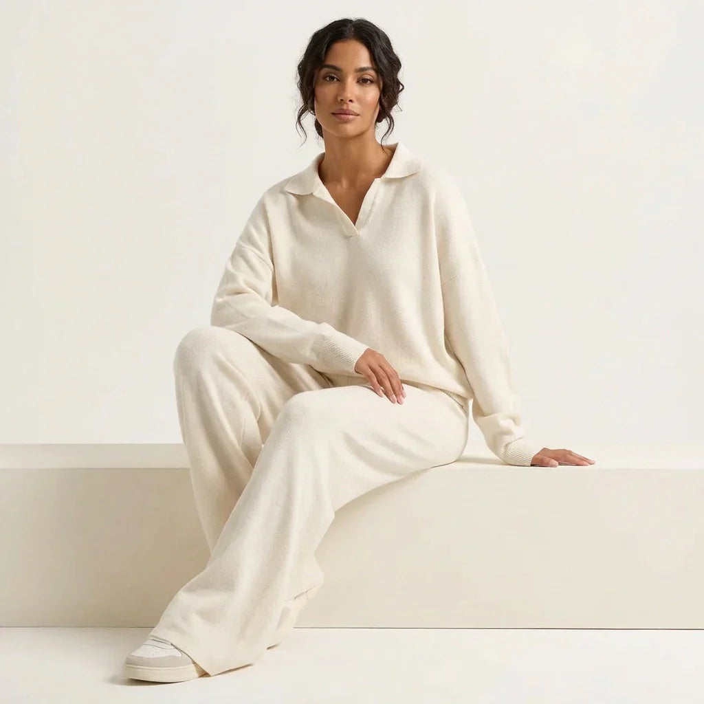 Women's Cashmere Lounge Set – Soft Luxury Two Piece Clairmont