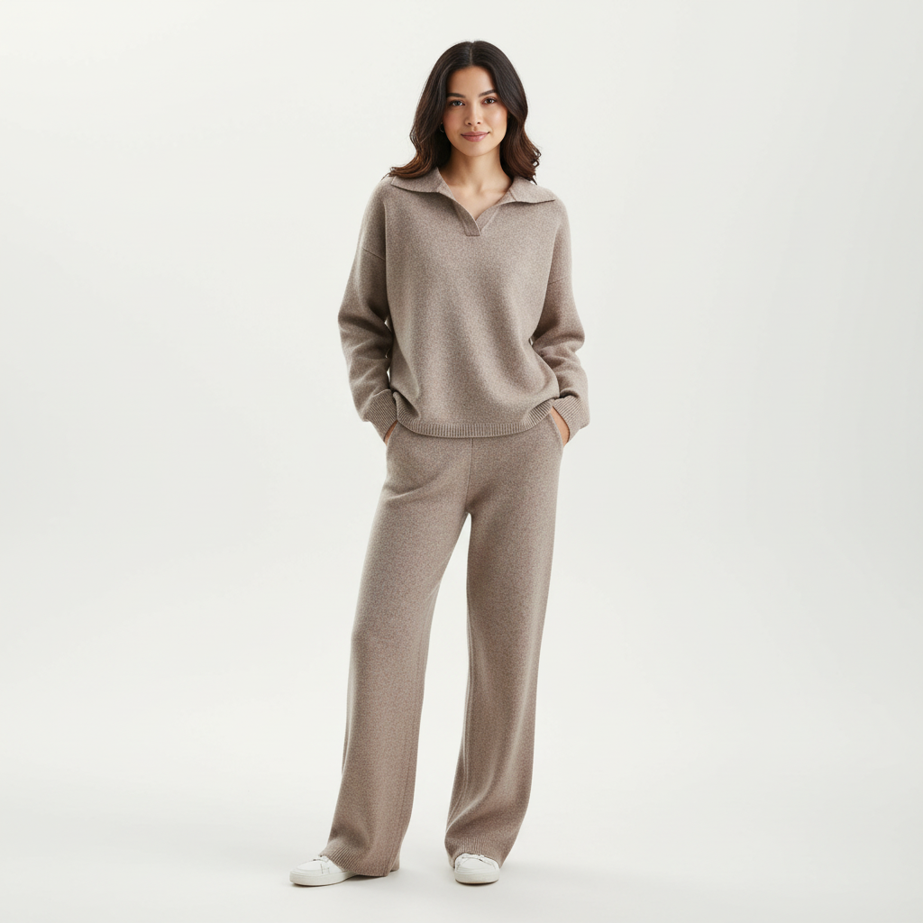 Women's Cashmere Lounge Set – Soft Luxury Two Piece Clairmont