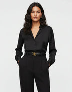 Minimalist Women's Belt with Gold Buckle – Elegant Slim Waist Belt