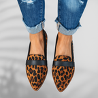 Women's Suede Loafers – Pointed Toe Slip On Elegant Flats
