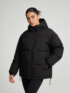 Women's Warm Winter Jacket with Hood – Lightweight Comfortable Puffer Coat