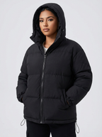 Women's Warm Winter Jacket with Hood – Lightweight Comfortable Puffer Coat