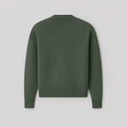 Women's Heart Knit Sweater – Soft Cozy Pullover with Heart Detail
